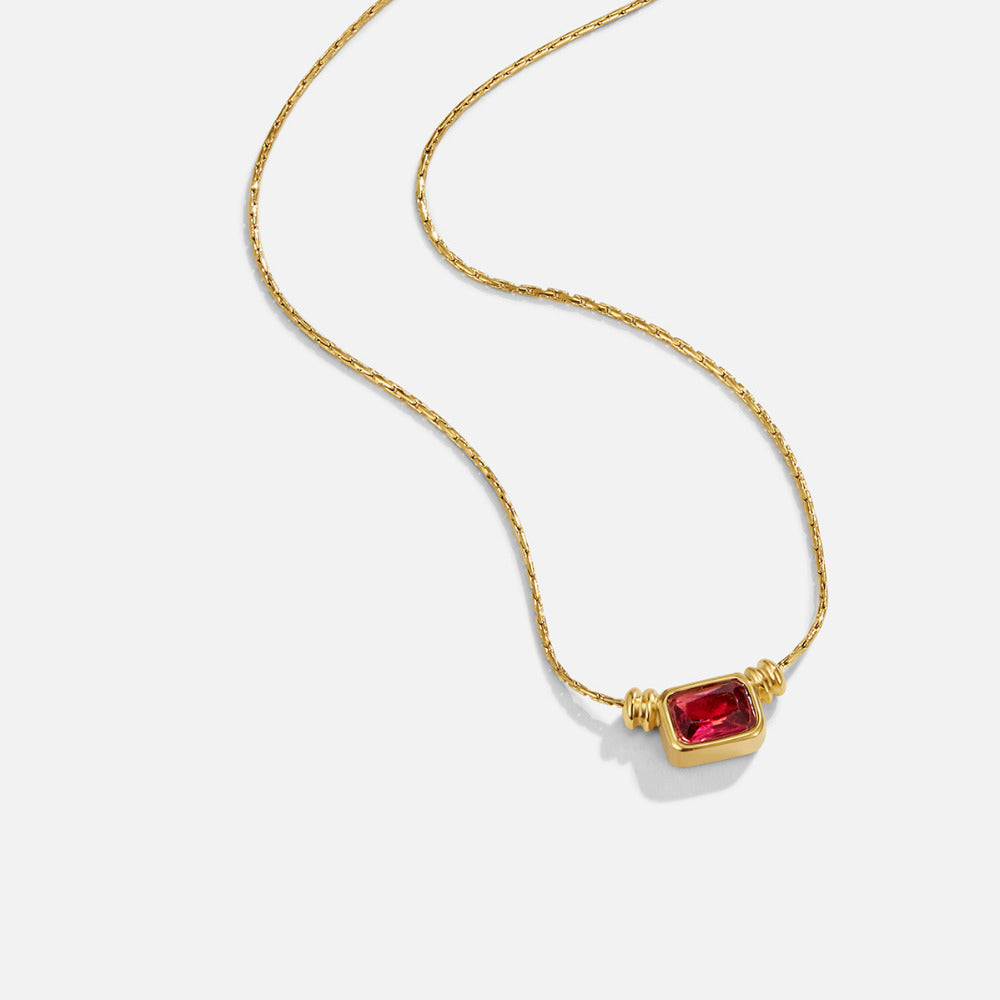 Aurelia Crystal Gold Necklace