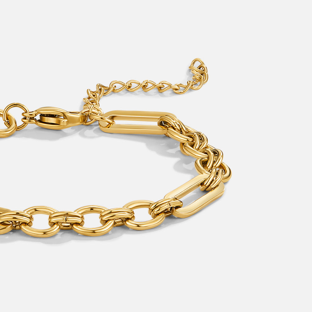 Iris Chunky Gold Bracelet