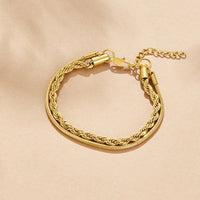 Twisted Leila Layered Bracelet - Beautiful Earth Boutique
