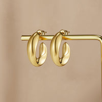 Twisted Sarah Hoop Earrings - Beautiful Earth Boutique