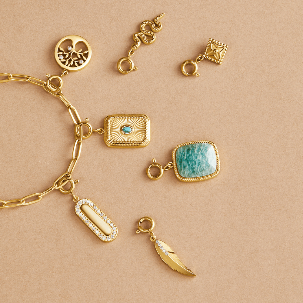 Green Amazonite Stone Charm - Beautiful Earth Boutique