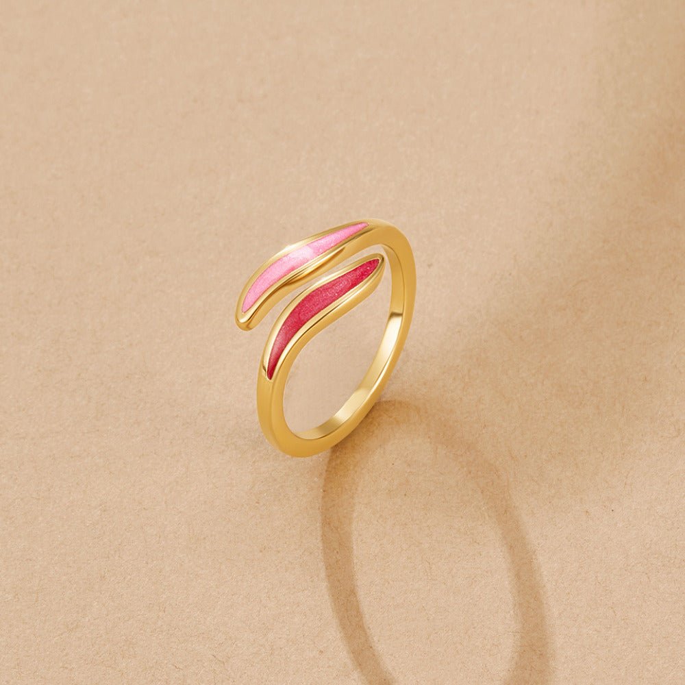 Pink Blush Wrap Ring - Beautiful Earth Boutique