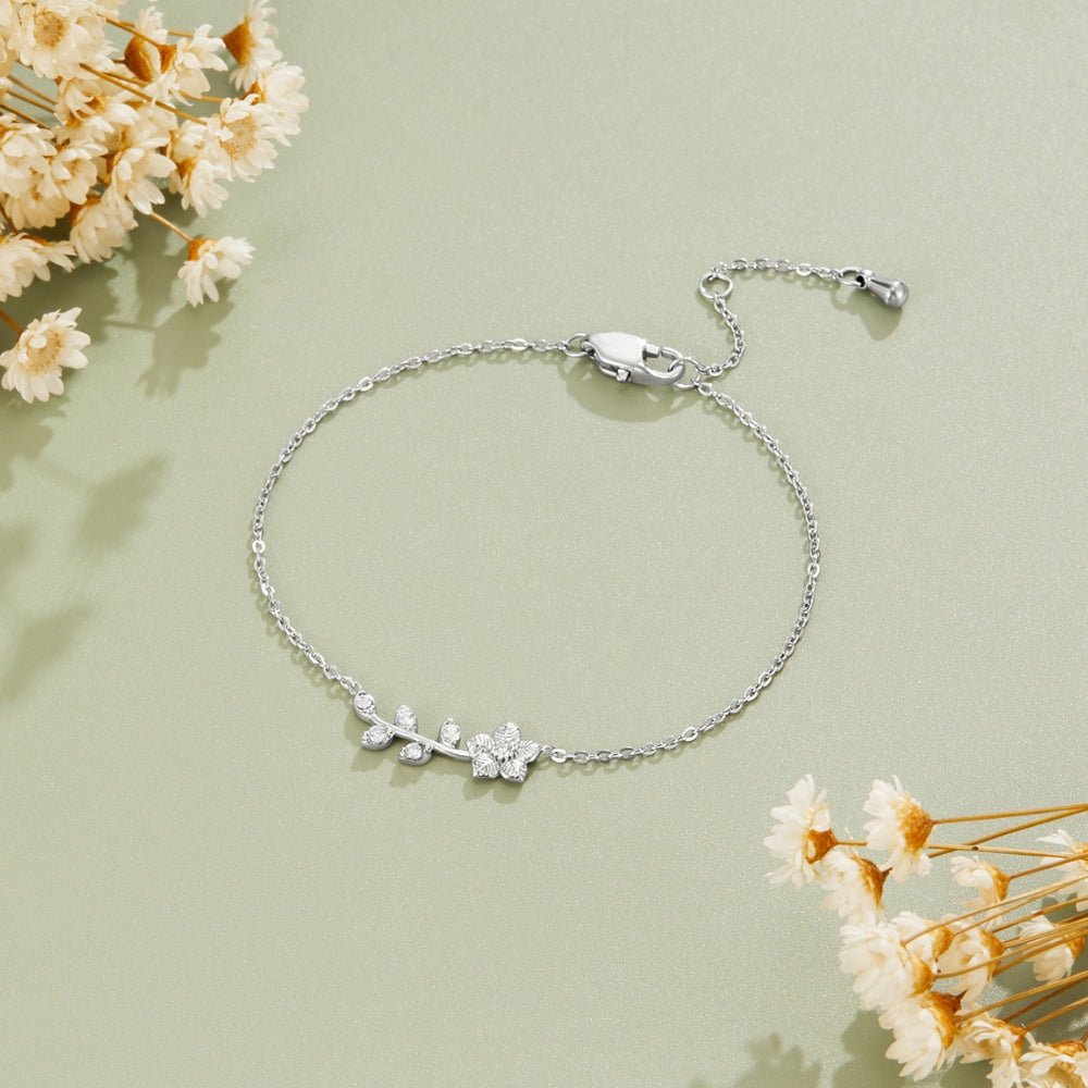 Silver Crystal Vine Bracelet - Beautiful Earth Boutique