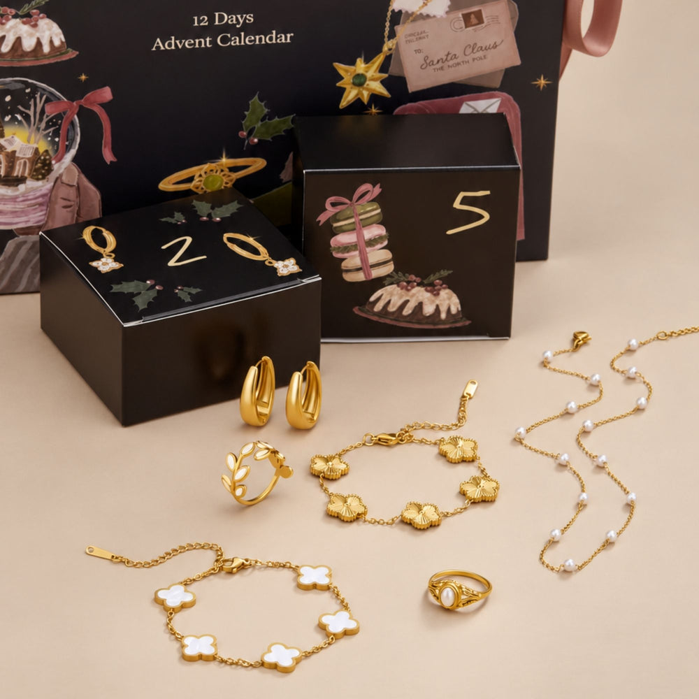 Schmuck-Adventskalender zum Zusammenstellen – 12 Tage