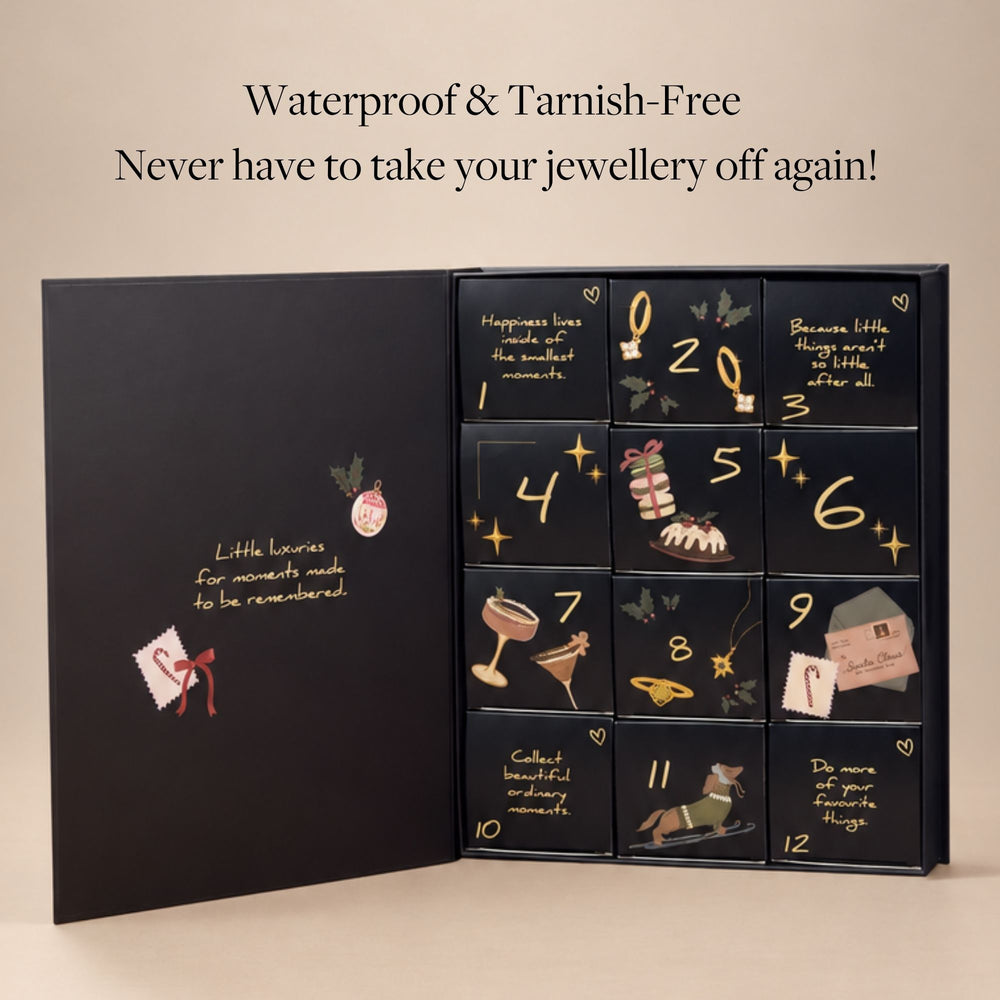 Schmuck-Adventskalender zum Zusammenstellen – 12 Tage