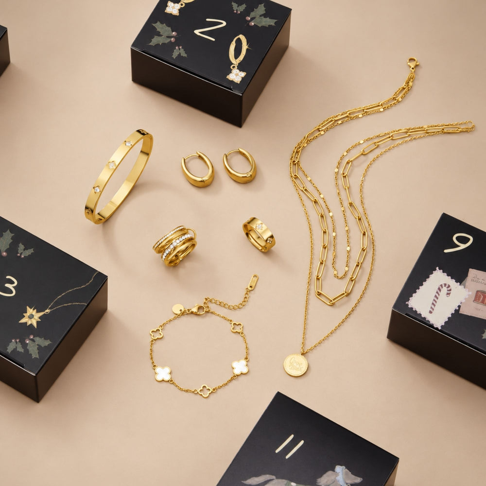 Schmuck-Adventskalender zum Zusammenstellen – 12 Tage