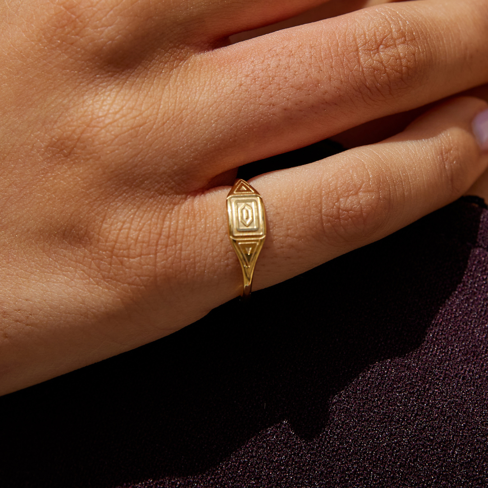 Gold Adaline Ring