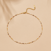 Aurora Stone Bead Necklace