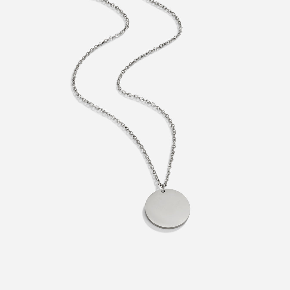 Silver Coin Necklace