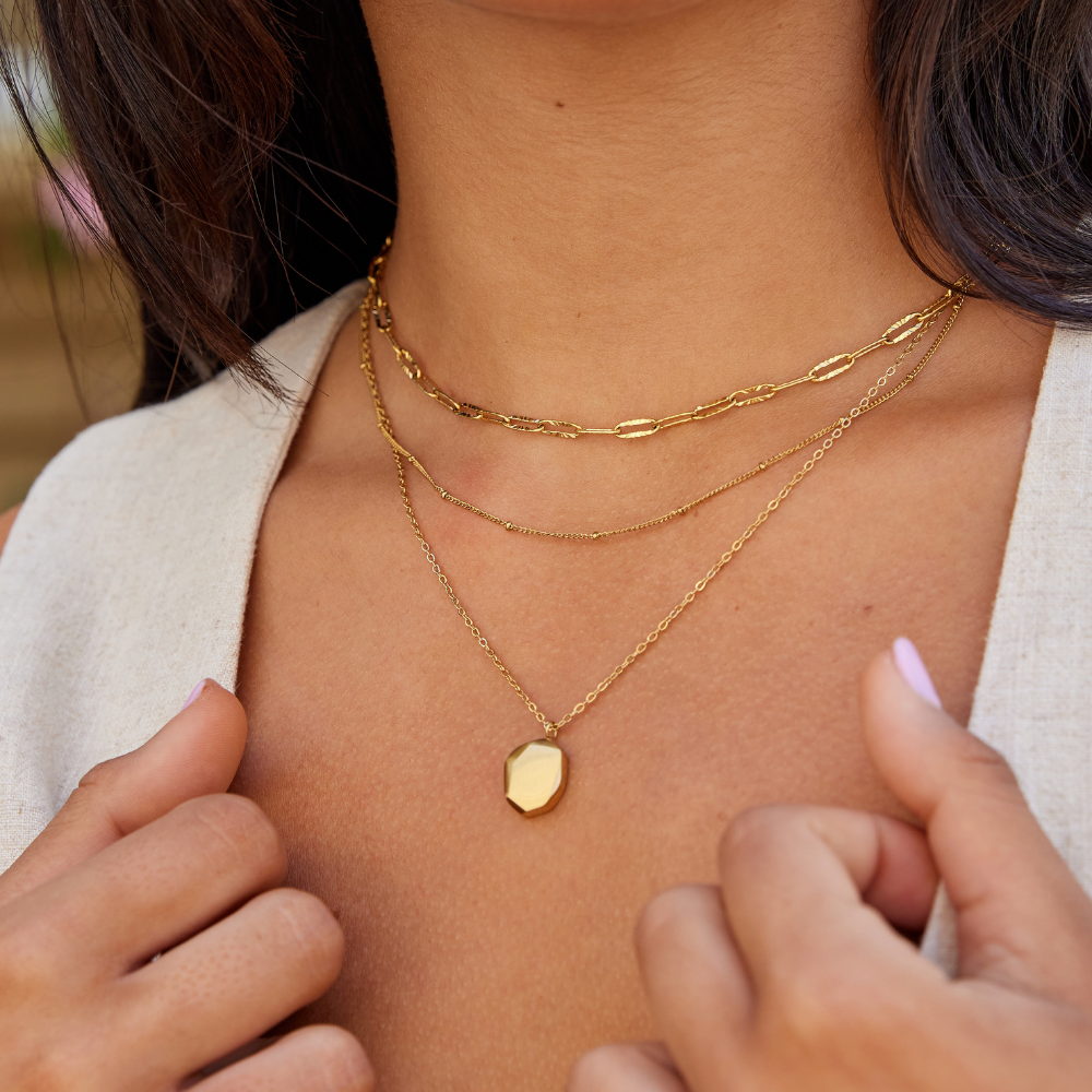 Geometric Pendant Necklace