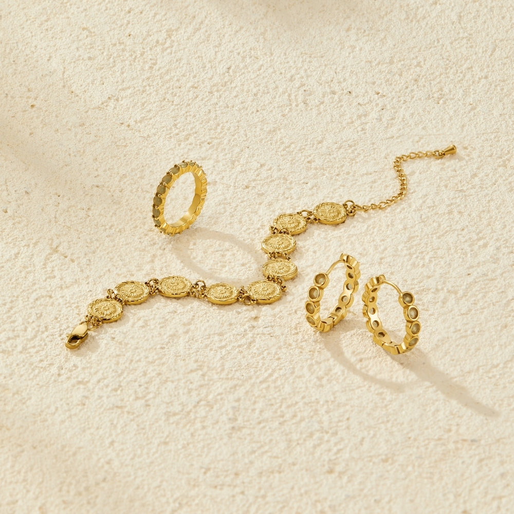 Beaded Arizona Hoop Earrings