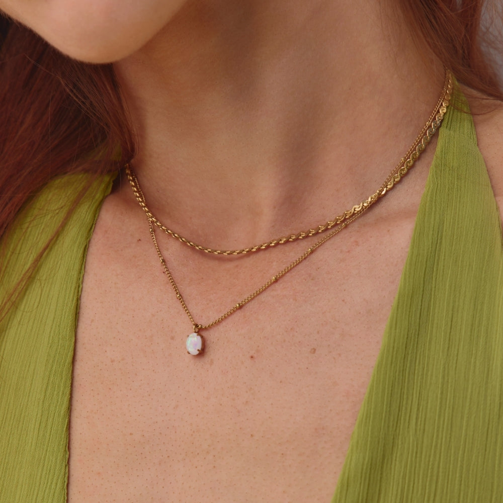 Clement Gold Twist Necklace
