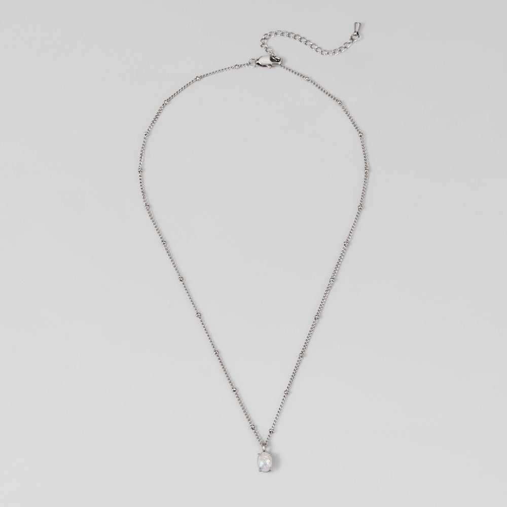 Orea Silver Opal Necklace