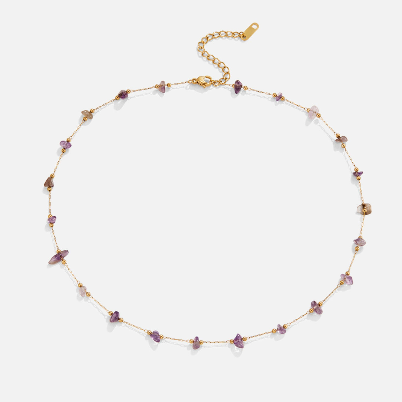 Amethyst Crystal Bead Necklace - Beautiful Earth Boutique