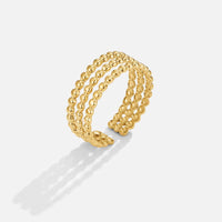 Beaded Ohio Gold Ring - Beautiful Earth Boutique