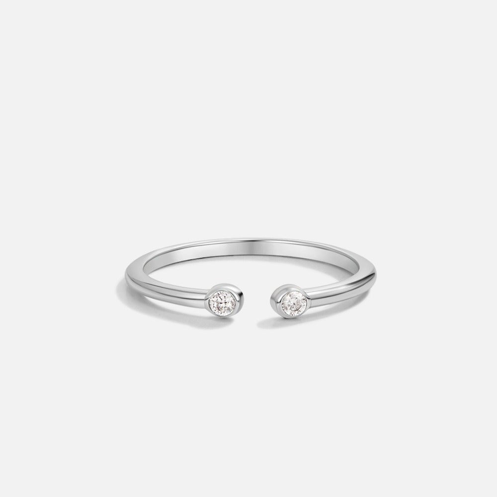 Cali Silver Crystal Ring - Beautiful Earth Boutique
