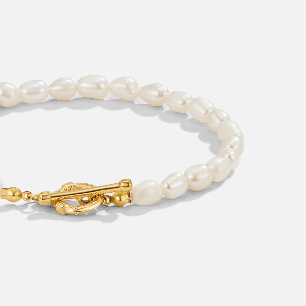 Cara Pearl Link Bracelet - Beautiful Earth Boutique