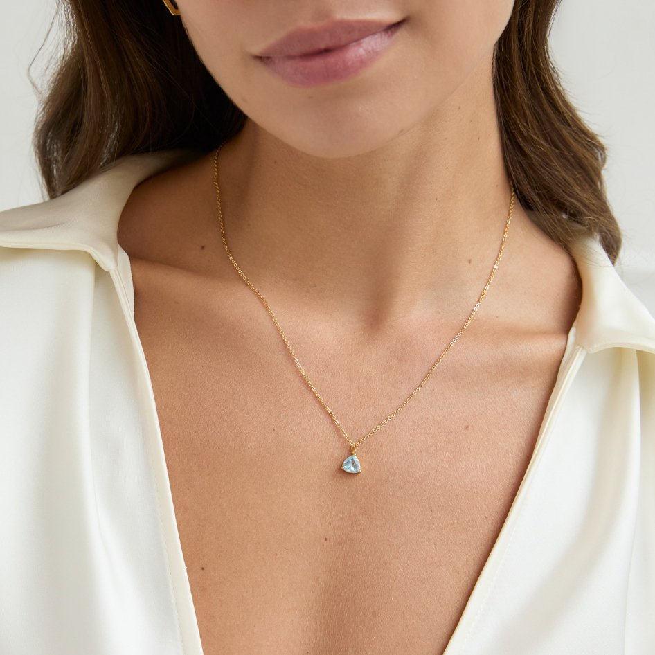 Crystal Birthstone Charm Necklace - Beautiful Earth Boutique