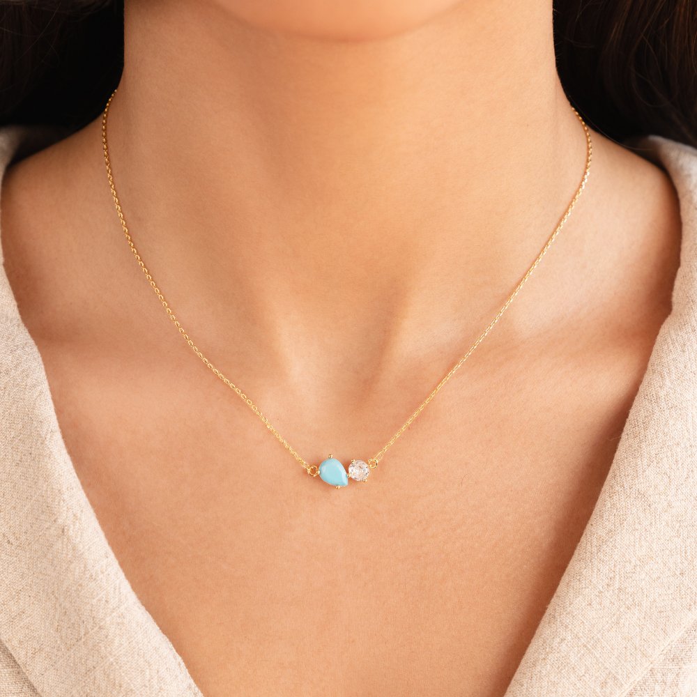 Crystal Birthstone Necklace - Beautiful Earth Boutique