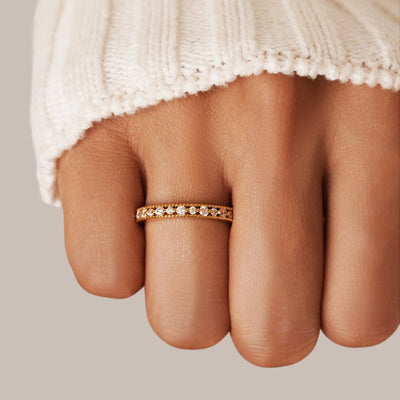 Crystal Tiara Ring - Beautiful Earth Boutique