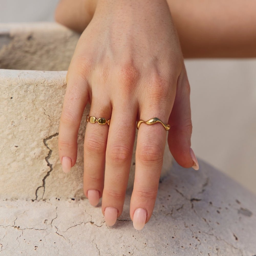 Florence Gold Band Ring - Beautiful Earth Boutique