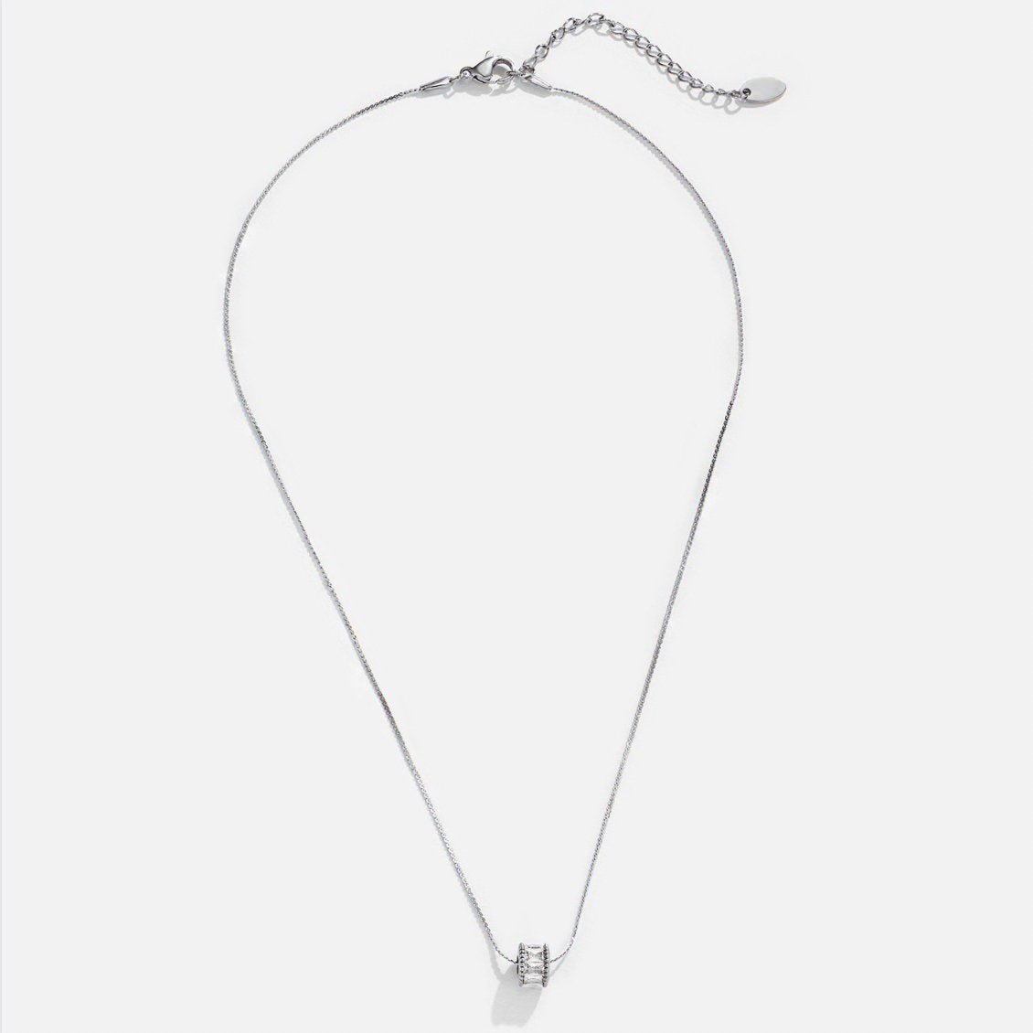 Gigi Crystal Silver Necklace - Beautiful Earth Boutique