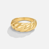 Gold Croissant Ring - Beautiful Earth Boutique