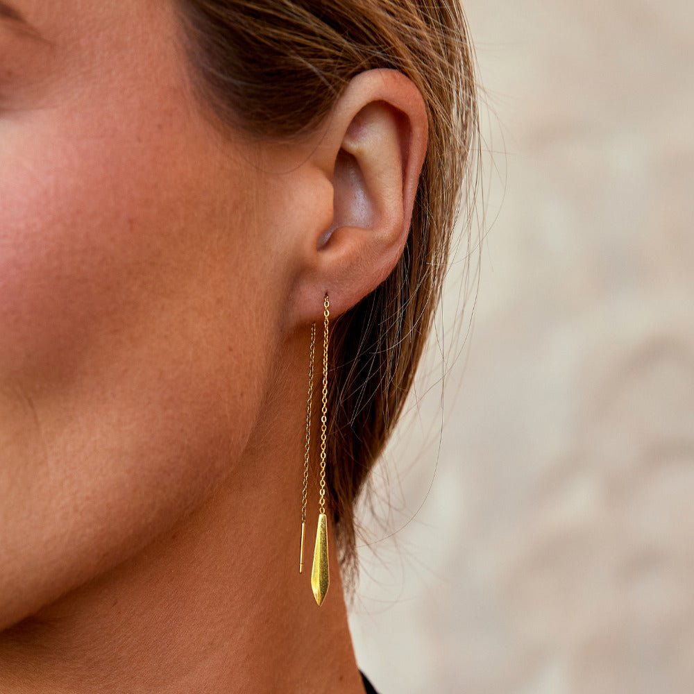 Gold Dakota Tassel Earrings - Beautiful Earth Boutique