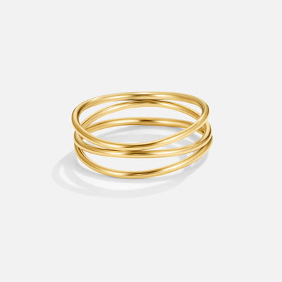 Gold Infinity Loop Ring - Beautiful Earth Boutique