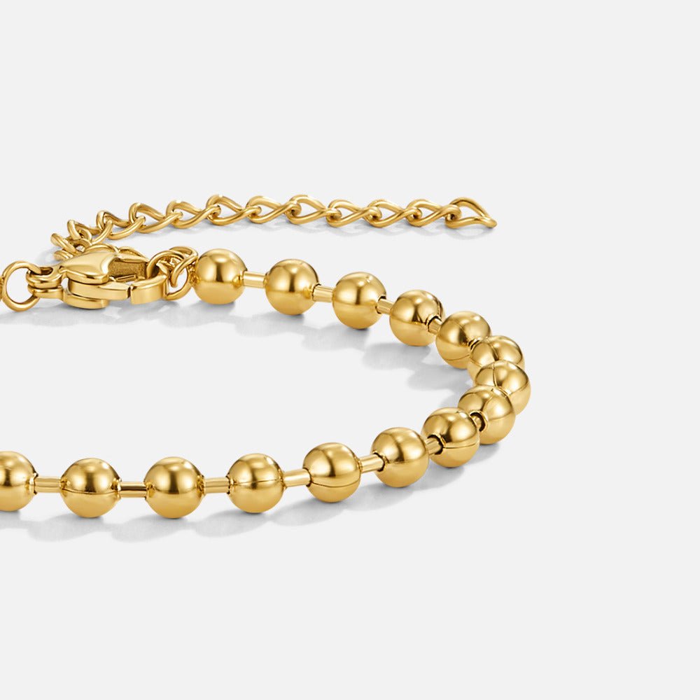Gold Lulu Bead Bracelet - Beautiful Earth Boutique