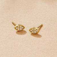 Gold Montana Stud Earrings - Beautiful Earth Boutique