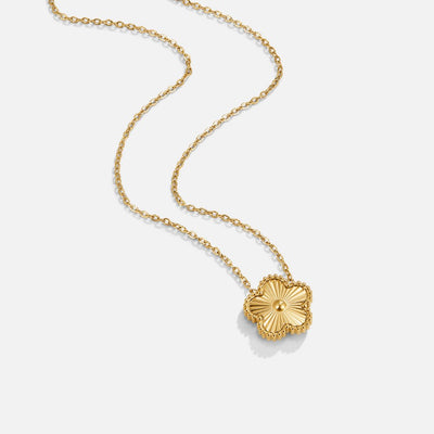 Golden Clover Necklace - Beautiful Earth Boutique