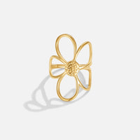 Golden Daisy Flower Ring - Beautiful Earth Boutique