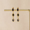 Golden Iridescent Pearl Drop Earrings - Beautiful Earth Boutique