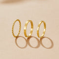 Hella Gold Stacked Ring - Beautiful Earth Boutique