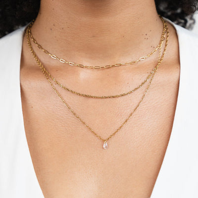 Jana Triple Chain Necklace - Beautiful Earth Boutique