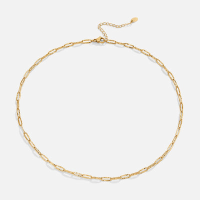 Lara Paperclip Chain Necklace - Beautiful Earth Boutique