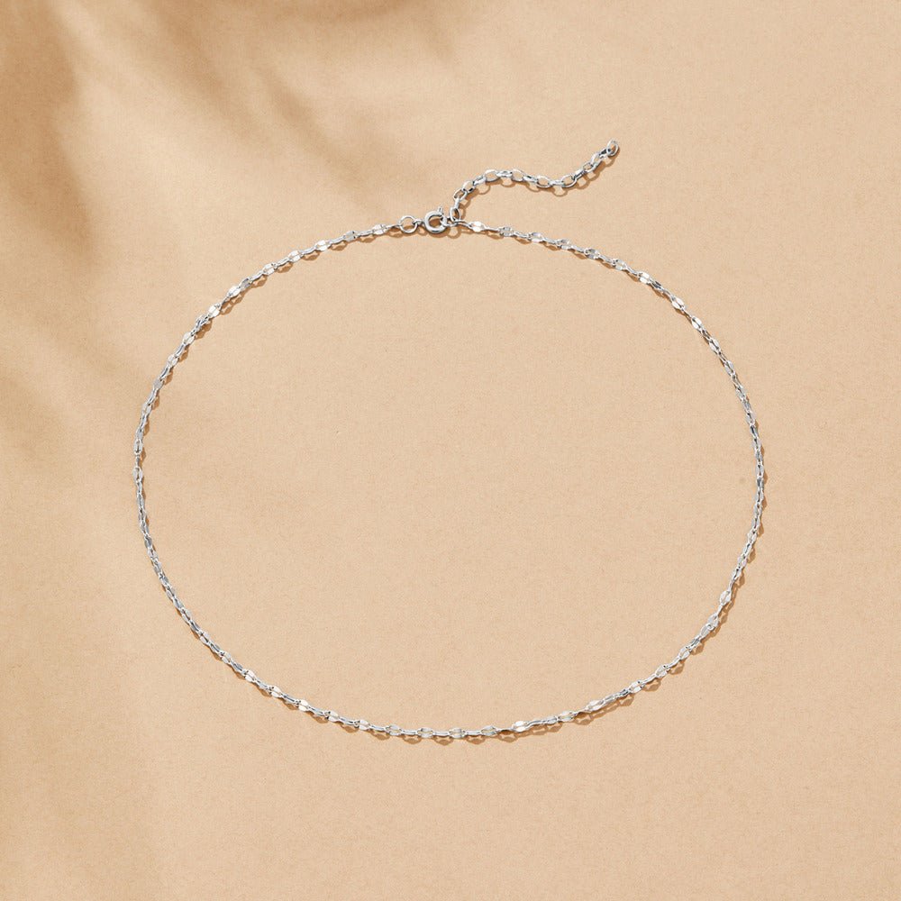 Leila Silver Chain Necklace - Beautiful Earth Boutique
