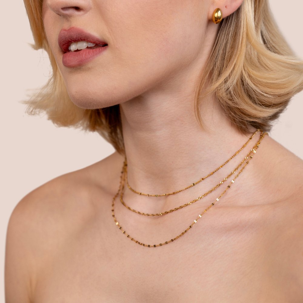 Lila Multi Chain Necklace - Beautiful Earth Boutique
