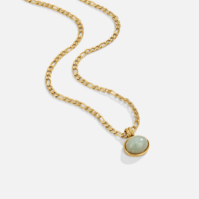 Liza Jade Pendant Necklace - Beautiful Earth Boutique