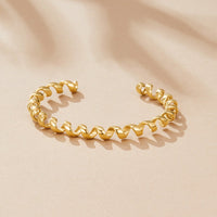 Melinda Gold Coil Bracelet - Beautiful Earth Boutique