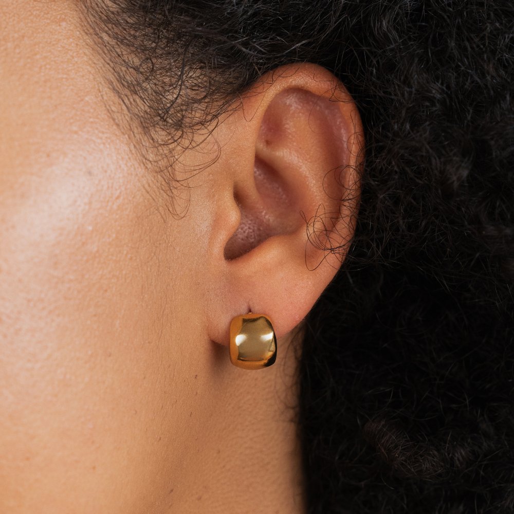 Mika Geometric Curve Earrings - Beautiful Earth Boutique