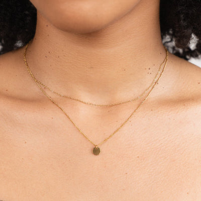 Miranda Layered Gold Necklace - Beautiful Earth Boutique