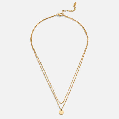 Miranda Layered Gold Necklace - Beautiful Earth Boutique
