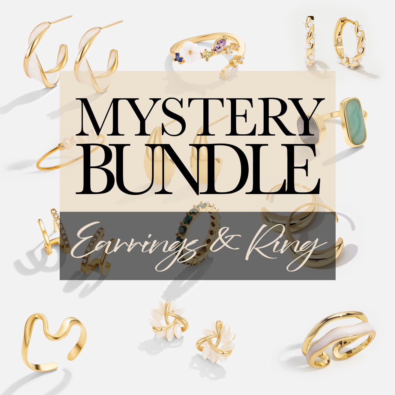 Mystery Earrings & Ring (adjustable) - Bundle - Beautiful Earth Boutique