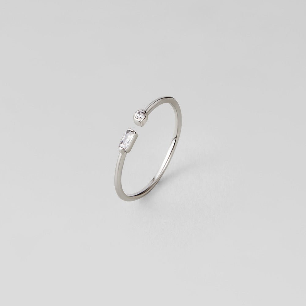 Serena Silver Crystal Ring - Beautiful Earth Boutique