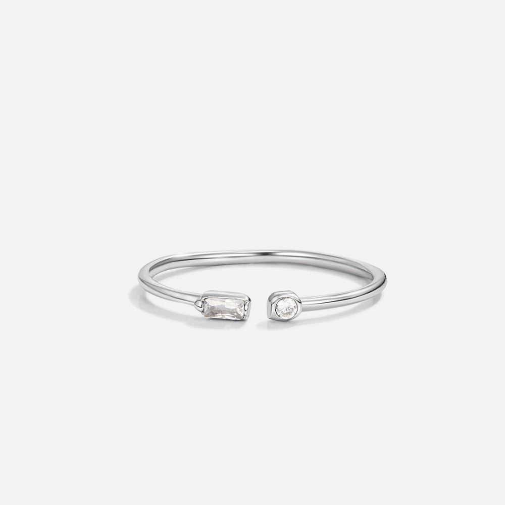 Serena Silver Crystal Ring - Beautiful Earth Boutique