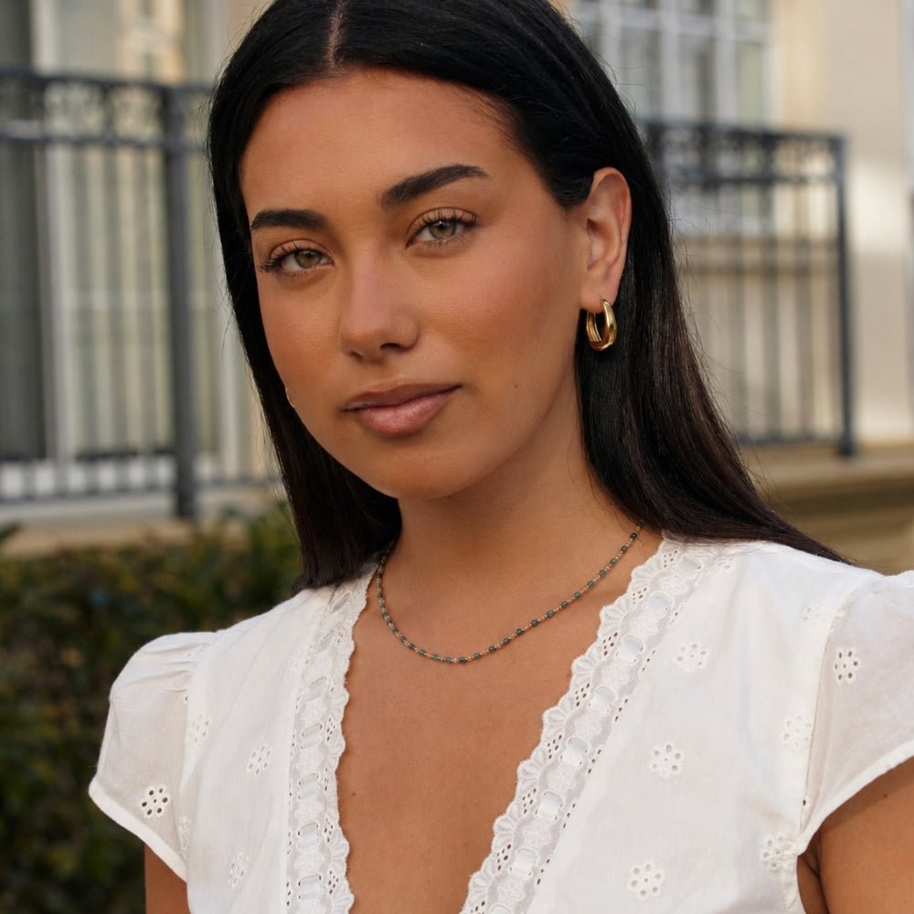Serene Blue Bead Necklace - Beautiful Earth Boutique