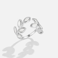 Silver Leaf Ring - Beautiful Earth Boutique