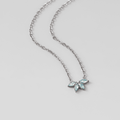 Silver Marquise Petal Necklace - Beautiful Earth Boutique
